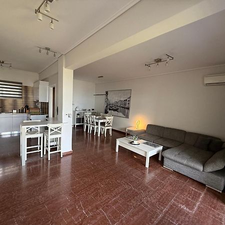 Blue Vision Apartment Nea Makri Bagian luar foto
