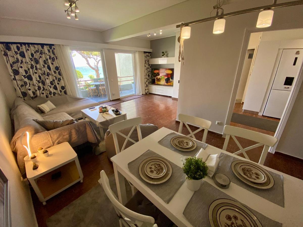 Blue Vision Apartment Nea Makri Bagian luar foto